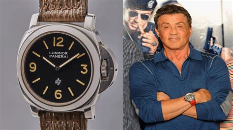 panerai sylvester stallone|stallone panerai luminor.